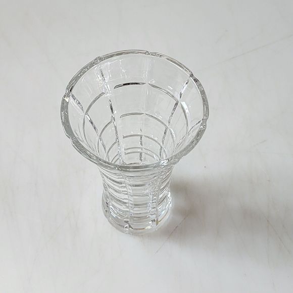 Vintage Crystal Clear Bud‎ Vase 4.7x2.7inch Japan - Picture 8 of 13